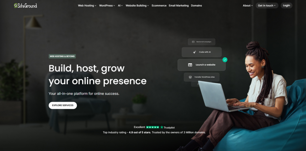 Top 10 Hosting Providers in 2026: Best Web Hosting Picks for Speed, Support, and Value 4 SiteGround